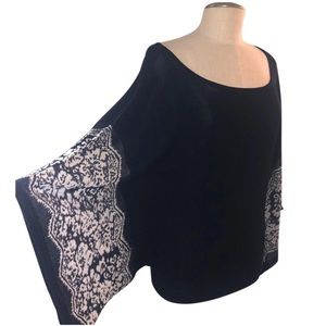 NWT Michael Simon Batwing Top